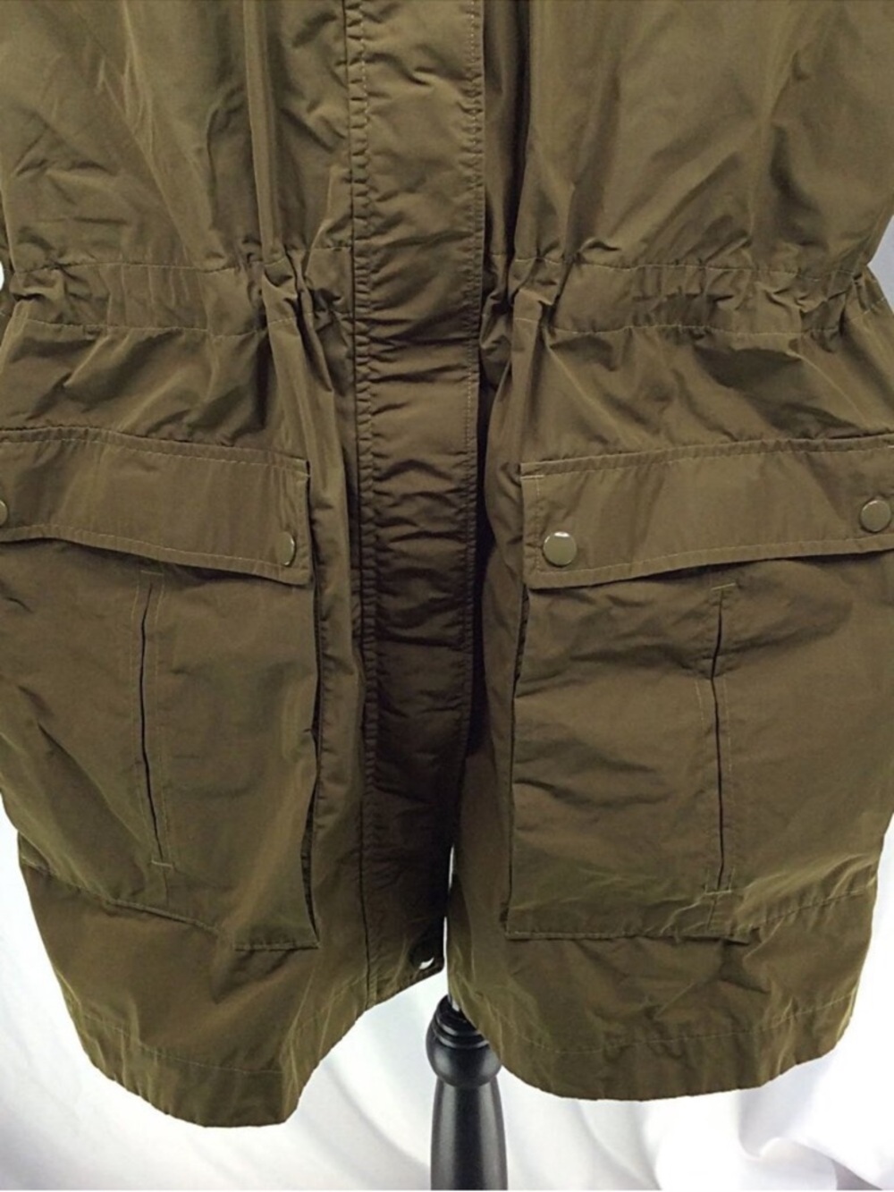 Athleta Olive Green Utility Vest-Womens plus - Picture 3 of 6